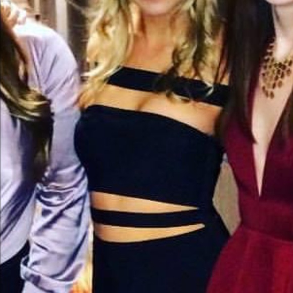 Tiger Mist black bodycon bandage dress - Picture 2 of 4